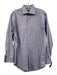 Sid Mashburn Size 16 Blue Cotton Solid Button up Men's Long Sleeve Shirt Blue / 16