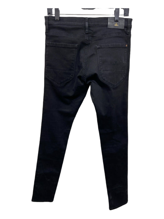 Vivienne Westwood Size 29 Black Cotton Blend Solid Skinny Jean Men's Pants 29