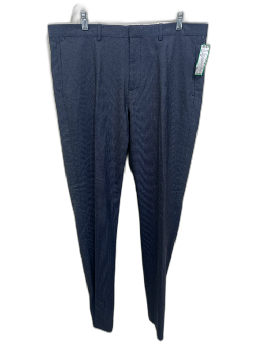 Theory NWT Size 36 Blue & White Wool All Over Print Zip Fly Men's Pants Blue & White / 36