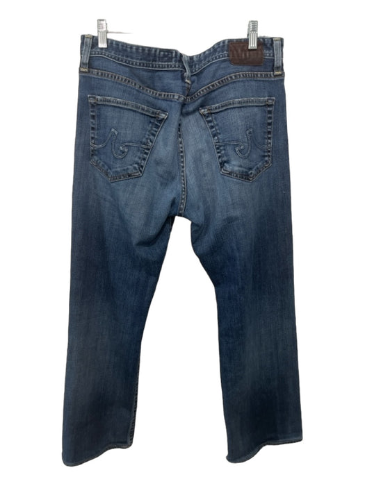 AG Size 34 Medium Light Wash Cotton Blend Solid Jean Men's Pants 34