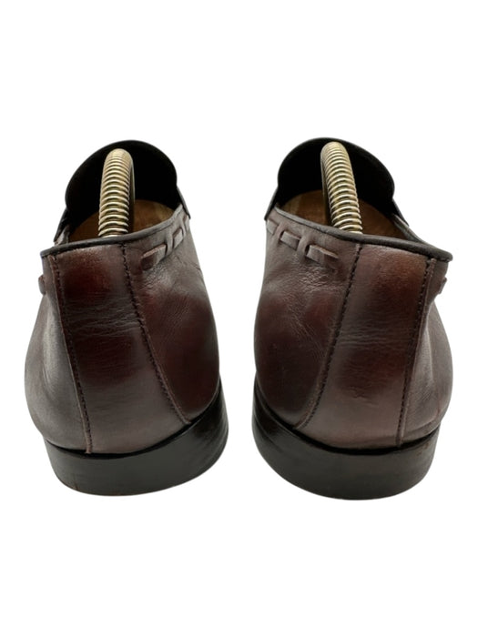 Ermenegildo Zegna Shoe Size 8 AS IS Brown Leather Solid loafer Men's Shoes 8