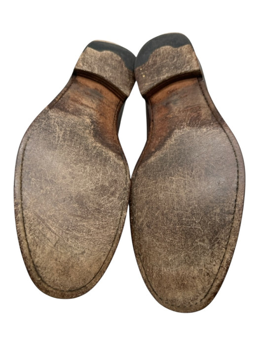 Ermenegildo Zegna Shoe Size 8 AS IS Brown Leather Solid loafer Men's Shoes 8