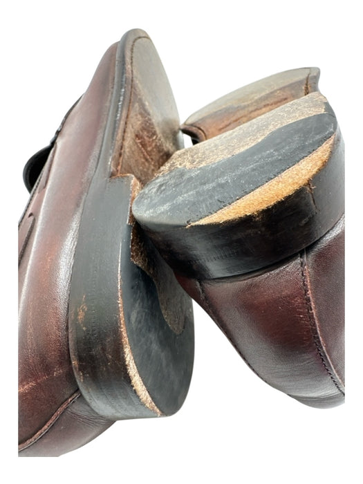 Ermenegildo Zegna Shoe Size 8 AS IS Brown Leather Solid loafer Men's Shoes 8