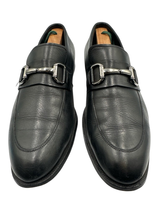 Zegna Shoe Size 10 AS IS Black Leather Solid Dress Men's Shoes Black / 10