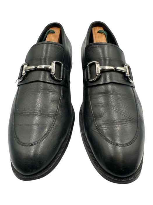 Zegna Shoe Size 10 AS IS Black Leather Solid Dress Men's Shoes Black / 10