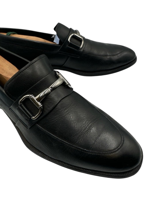 Zegna Shoe Size 10 AS IS Black Leather Solid Dress Men's Shoes Black / 10
