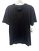 Alo Size L Black Synthetic Solid Athletic T Shirt Men's Short Sleeve Black / L