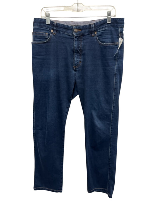 Zegna Size 34 Dark Wash Cotton Blend Solid Jean Men's Pants Dark Wash / 34