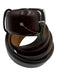 Massimo Dutti Brown Leather Solid Men's Belt Brown
