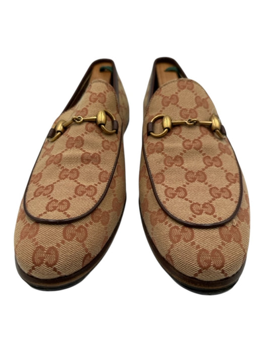 Gucci Shoe Size 7.5 Like New Tan Canvas Guccissima Dress Men's Shoes Tan / 7.5