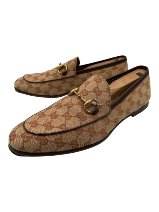 Gucci Shoe Size 7.5 Like New Tan Canvas Guccissima Dress Men's Shoes Tan / 7.5
