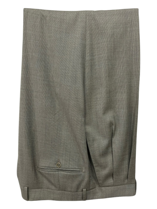 Canali Tan Wool Solid 2 Button Men's Suit Tan / 54