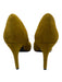 Cole Haan Shoe Size 8.5 Green Yellow Suede Pointed Toe Medium Heel Pumps Green Yellow / 8.5