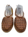 Pikolinos Shoe Size 39 Brown Leather D'orsay Basket Weave Espadrille Flats Brown / 39