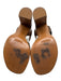 Bottega Veneta Shoe Size 39.5 Copper Leather Ankle Buckle Basket Weave Sandals Copper / 39.5