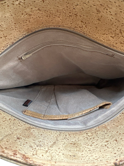 CorkDesign Tan Brown Cork Zip Close Shoulder Bag Dust bag incl. Bag Tan Brown / M
