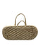 Brighton Straw Straw & Leather Magnetic  Flap Floral Applique Woven Bag Straw / M