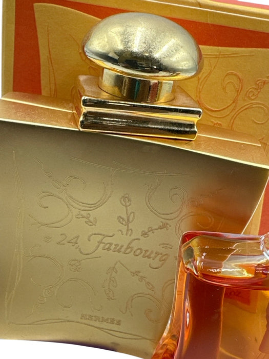 Hermes Gold Metal Tarnished Perfume Gold