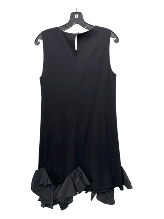 Katherine Barclay Size XS Black Rayon Blend Sleeveless Round Neck Hem Dress Black / XS