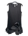 Katherine Barclay Size XS Black Rayon Blend Sleeveless Round Neck Hem Dress Black / XS