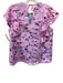 CROSBY by Mollie Burch Size S Purple & Blue Polyester Elastic Waist Short Set Purple & Blue / S