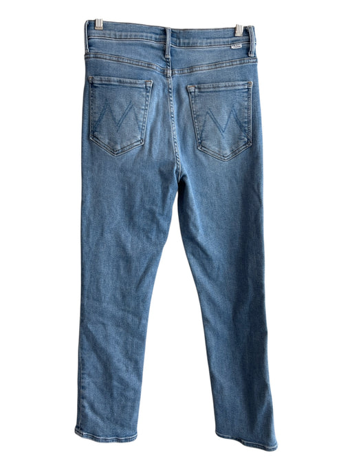 Mother Size 30 Light Denim Cotton Blend 5 Pocket zip fly High Waist Jeans Light Denim / 30