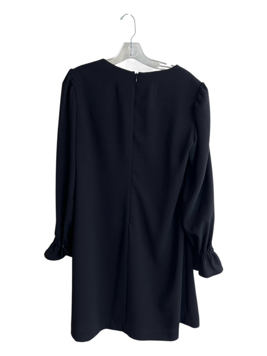 SONIA by Sonia Rykiel Size 42 Black Polyester Long Sleeve Round Split Neck Dress Black / 42