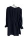 SONIA by Sonia Rykiel Size 42 Black Polyester Long Sleeve Round Split Neck Dress Black / 42