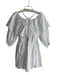 Tanya Taylor Size M White Cotton Off Shoulder Lace Overlay Long Sleeve Dress White / M
