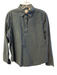 Ann Mashburn Size L Green & Blue Cotton Collared Long Sleeve Plaid Top Green & Blue / L