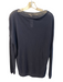 Vince Size M Navy Viscose Blend Wide Round Neck Knit Long Sleeve Semi Sheer Top Navy / M