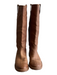 Frye Shoe Size 5.5 Brown Leather Round Toe Below Knee Pull On Flat Boots Brown / 5.5