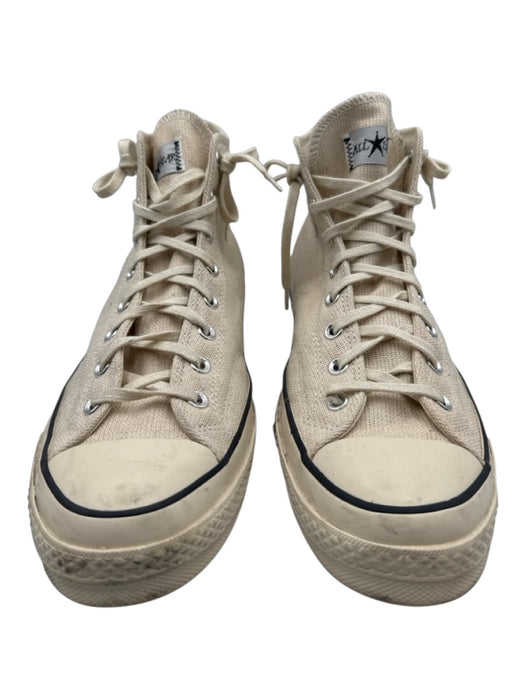 Converse Shoe Size 12 Beige Canvas Solid Sneaker Men's Shoes Beige / 12