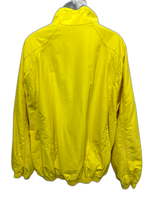 Balenciaga Size Est XXL Yellow Polyamide Solid Men's Jacket Yellow / Est XXL