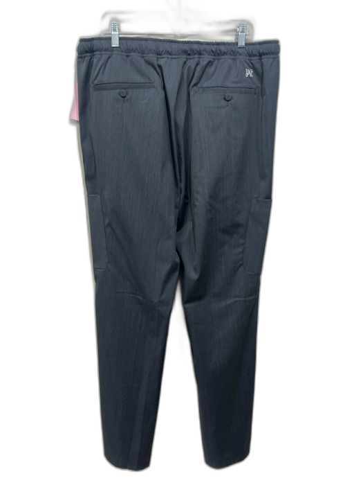Palm Angels Size 54 Gray Polyester Solid Men's Pants Gray / 54