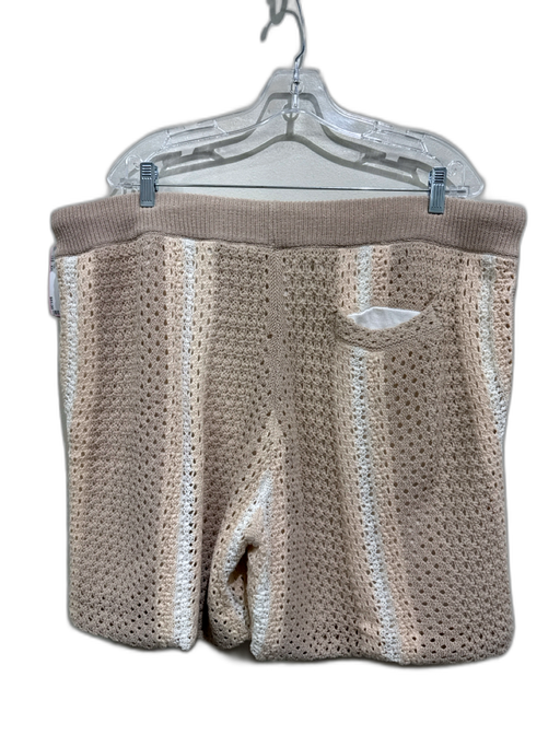 Kith Size XXL Cream Acrylic Men's Shorts Cream / XXL