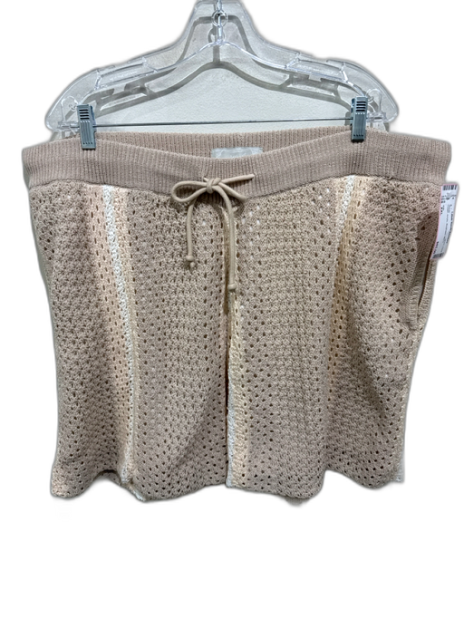 Kith Size XXL Cream Acrylic Men's Shorts Cream / XXL