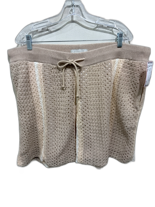 Kith Size XXL Cream Acrylic Men's Shorts Cream / XXL