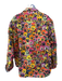 Loewe NWT Size 52 Orange & Multi Cotton Floral Buttons Men's Jacket Orange & Multi / 52