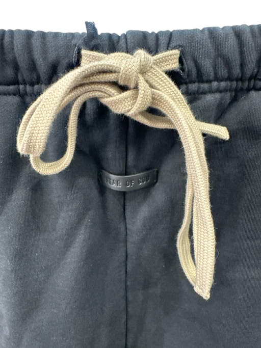 Fear Of God Size XL Black Cotton Solid Tassel Men's Pants Black / XL