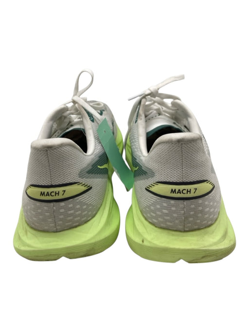 Hoka Shoe Size 14 White & Green Synthetic Men's Shoes White & Green / 14