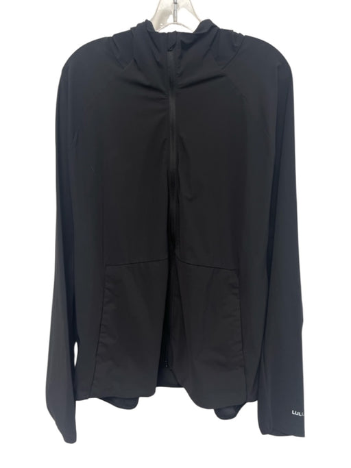 Lululemon Size XXL Black Nylon Solid Zipper Athletic Men's Jacket Black / XXL