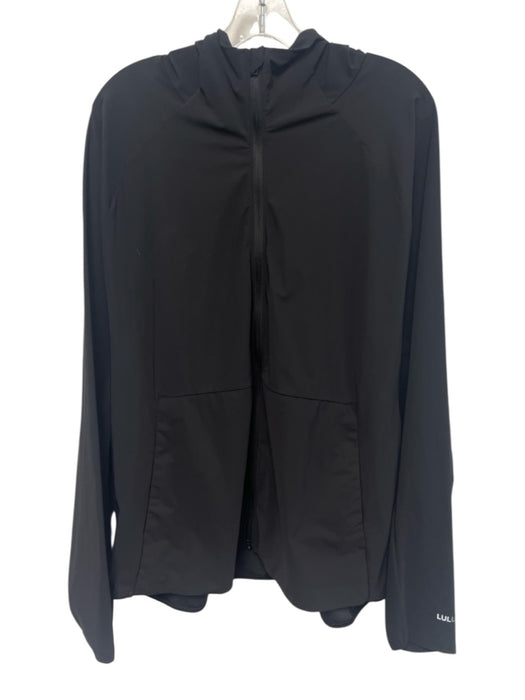 Lululemon Size XXL Black Nylon Solid Zipper Athletic Men's Jacket Black / XXL