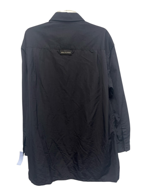 Y3 Size XL Black Polyamide Solid Zipper Athletic Men's Jacket Black / XL