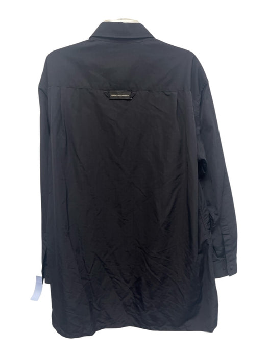 Y3 Size XL Black Polyamide Solid Zipper Athletic Men's Jacket Black / XL