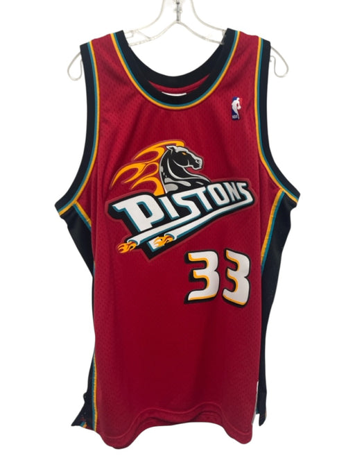 Mitchell & Ness Size XXL Red & Multi Polyester Sleeveless Jersey Short Sleeve Red & Multi / XXL