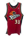 Mitchell & Ness Size XXL Red & Multi Polyester Sleeveless Jersey Short Sleeve Red & Multi / XXL