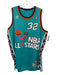 Adidas Size XL Teal & Multi Polyester Sleeveless Jersey Men's Short Sleeve Teal & Multi / XL
