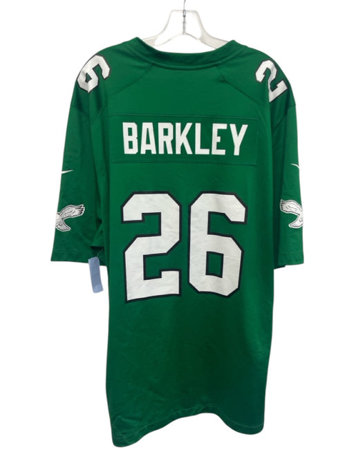 Nike Size XXL Green & White Polyester Jersey Men's Short Sleeve Green & White / XXL