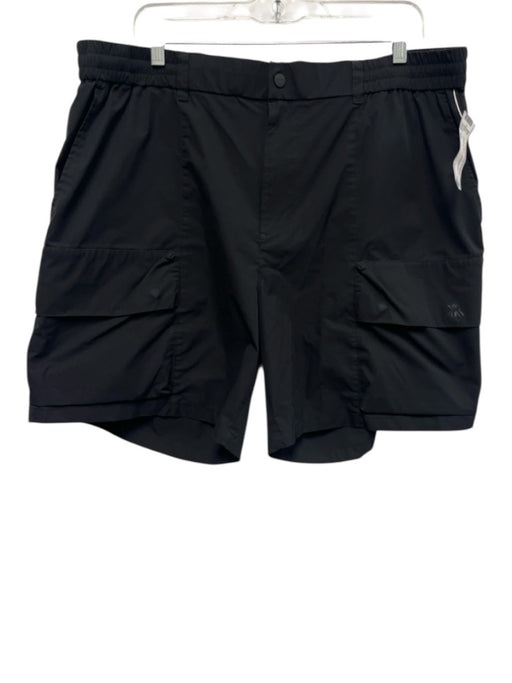 Kith Size XXL Black Poly Blend Cargo Pocket Drawstring Men's Shorts Black / XXL